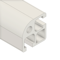 10-3232RC-0-1000MM MODULAR SOLUTIONS EXTRUDED PROFILE<br>32MM X 32MM ROUND CORNER, CUT TO THE LENGTH OF 1000 MM